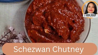 Schezwan Chutney Multipurpose Chutney Recipe JignaGosar [upl. by Clerc]