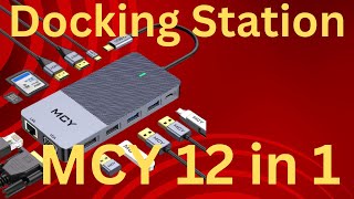 Docking station  MCY 12 in 1 hub [upl. by Dammahom]