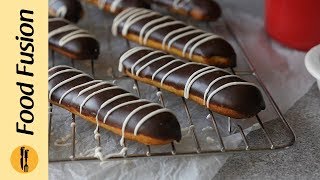 Chocolate Eclairs Recipe By Food Fusion [upl. by Scibert241]