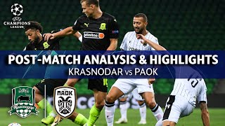 Krasnodar vs PAOK  Post Match Analysis and Highlights  UCL on CBS Sports [upl. by Dercy]