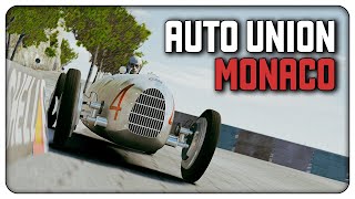 Auto Union Hotlap at Monaco  HSS 1934 Grand Prix Championship  Assetto Corsa [upl. by Rola]