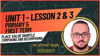 place value shuffle  composing and decomposing decimals  Grade 5  Mr Ahmed Magdy math [upl. by Nyrahtak]