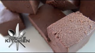 CHOCOLATE FUDGE Sugar Free  Nickos Kitchen [upl. by Wei92]