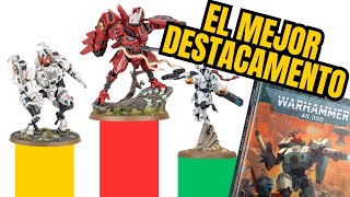 Los TRES MEJORES DESTACAMENTOS del CODEX TAU Warhammer 40K [upl. by Ayatal]