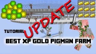 Tutorial Update Best AFK XP Gold Pigman Farm on Youtube [upl. by Romito54]