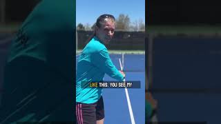 Tennis Backhand Eastern Grip Link to full video in description [upl. by Patman]