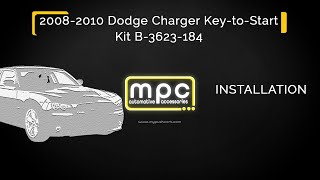 mpc  Remote Start Installation for 20082010 Dodge Charger  KeytoStart  Gas [upl. by Adliw]