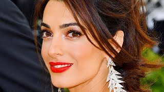 How to recreate Amal Clooneys exact sophisticated matte red lip [upl. by Coshow640]