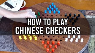 How to play Chinese Checkers  Learn Chinese Checkers 10 Move Triangle [upl. by Milton660]