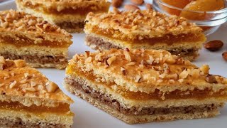 С каждым днём вкуснее и мягчеБотлихский пирог с двумя начинкамиPie with dried apricots and nuts [upl. by Aitsirhc82]