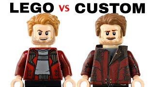 LEGO AVENGERS INFINITY WAR  Official Minifigs vs Customs  EP6 [upl. by Ataeb]