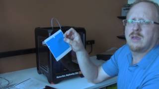 MakerBot Replicator Mini Setup Part 1 [upl. by Sande548]