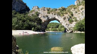 Timelapse  La descente des Gorges de lArdèche  Le rapide du Charlemagne [upl. by Aimar]