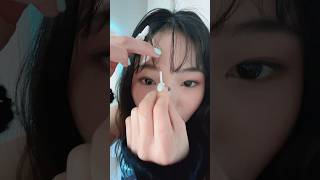 This is how kpop idols keep their bangs in place hairtutorial [upl. by Leatri]