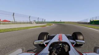 Assetto Corsa F1 2007 McLaren Mercedes MP422 Onboard  Buddh International Circuit India [upl. by Kalfas839]