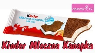 Jak zrobić Kinder Mleczną Kanapkę  DeserekTV [upl. by Hcurob]