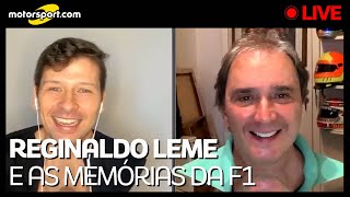 Live do Reginaldo Leme histórias do jornalista com Fittipaldi Piquet Senna e George Harrison [upl. by Layman357]