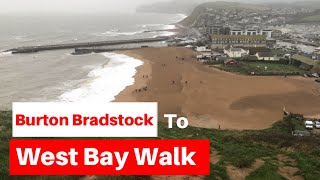 Burton Bradstock Hive Beach to West Bay Walk Dorset [upl. by Leanatan828]