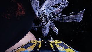 Sidewinder vs Thargoid Solo No repair premium ammo [upl. by Einallem]