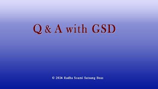 Q amp A with GSD 126 with CC [upl. by Nashbar]