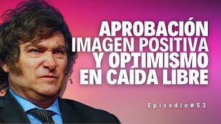 LAS ENCUESTAS DE MILEI PIERDE IMAGEN POSITIVA APROBACIÓN Y CAE EL OPTIMISMO DE LA GENTE [upl. by Ruy]