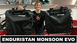 Enduristan Monsoon Evo Panniers  Lyndon Poskitt Racing [upl. by Clareta]