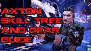 Borderlands Axton Skill Tree and Gear Guide with Demonite [upl. by Ecyor140]