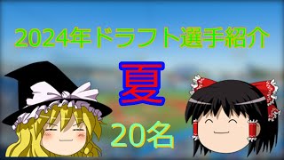 2024年（夏） 大学生ドラフト候補選手紹介 [upl. by Yenahteb]