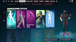 NEW Dancin Domino amp Snowflakey Emotes Fortnite Item Shop [upl. by Novoj]