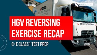 LGV Reversing Exercise Recap [upl. by Niad]