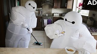 We Lived as Baymax For a Day CHALLENGE [upl. by Nalat468]