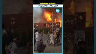 Pakistan Huge Fire Breaks Out At Peshawar Tissue Factory Shorts [upl. by Atnahsal485]