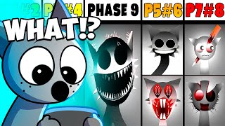 Gray Sprunki Incredibox React to TRUE PHASE 9 All Phases 1 to 69 in Incredibox Sprunki [upl. by Aisya]