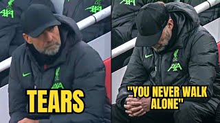 Jurgen Klopp Left in Tears after Huge Reception from Liverpool fans 😢😢  Liverpool vs Norwich 52 [upl. by Mungam]