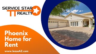 Phoenix Homes for Rent 3BR35BA by Phoenix Property Management  Service Star Realty [upl. by Airbma]