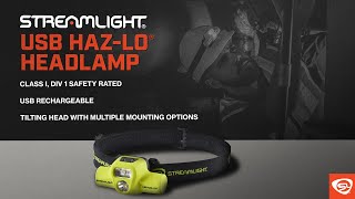 Streamlight USB HAZLO® Headlamp [upl. by Gisser]