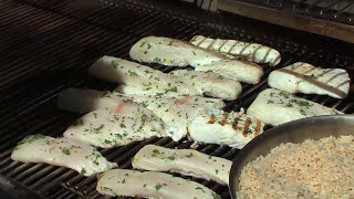 Grilled Dill Halibut Recipe  Uncle Dans Salad Dressings Dips and Seasonings [upl. by Ydassac841]