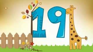 THE NUMBERS Number Songs For Children Number Song 1 to 20 123 [upl. by Thaddeus]