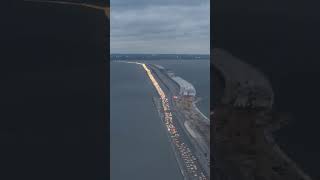 Traffic Backs Up Along Tampa Bay Bridge as Locals Flee Hurricane [upl. by Cesaria498]