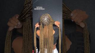 How To Knotless Box Braids😍 blowup blowthisaccountup explore bohemianbraids naturalhair fyp [upl. by Julianna]