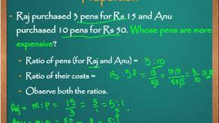 Ch1210IntroductiontoProportion CBSE MATHS [upl. by Mervin]