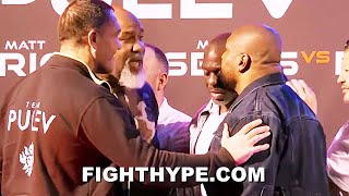 SHANNON BRIGGS amp RAMPAGE JACKSON GO AT IT SEPARATED AFTER HEATED WORDS DURING BOXING VS MMA DEBATE [upl. by Tarazi]