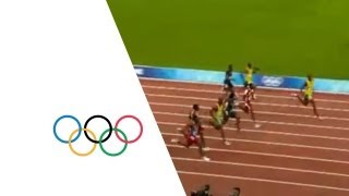 Usain Bolt Breaks 100m World Record In 969 Seconds  Beijing 2008 Olympics [upl. by Arst]