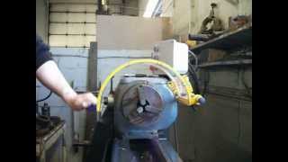 Interlocked lathe chuck guard [upl. by Manoff]