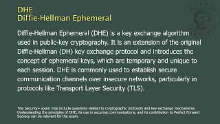 DHE  DiffieHellman Ephemeral [upl. by Rausch550]