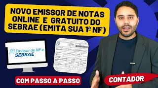 NOVO EMISSOR GRATUITO EMISSÃO DE NOTAS FISCAIS  DANFE PASSO A PASSO [upl. by Boarer]