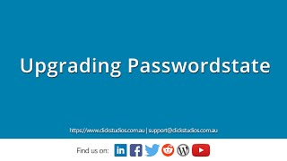 Passwordstate Upgrade Tutorial [upl. by Tillo851]