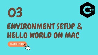 C Env Setup and Hello World on Mac [upl. by Anujra]