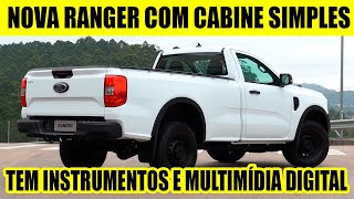 FORD APRESENTA A RANGER MAIS BARATA COM CABINE SIMPLES E MUITO CONFORTO A BORDO [upl. by Sloane]