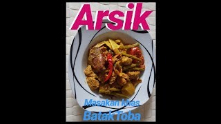 RESEP ARSIK MASAKAN KHAS BATAK TOBA  ALA MAMA THOMAS [upl. by Chemosh]